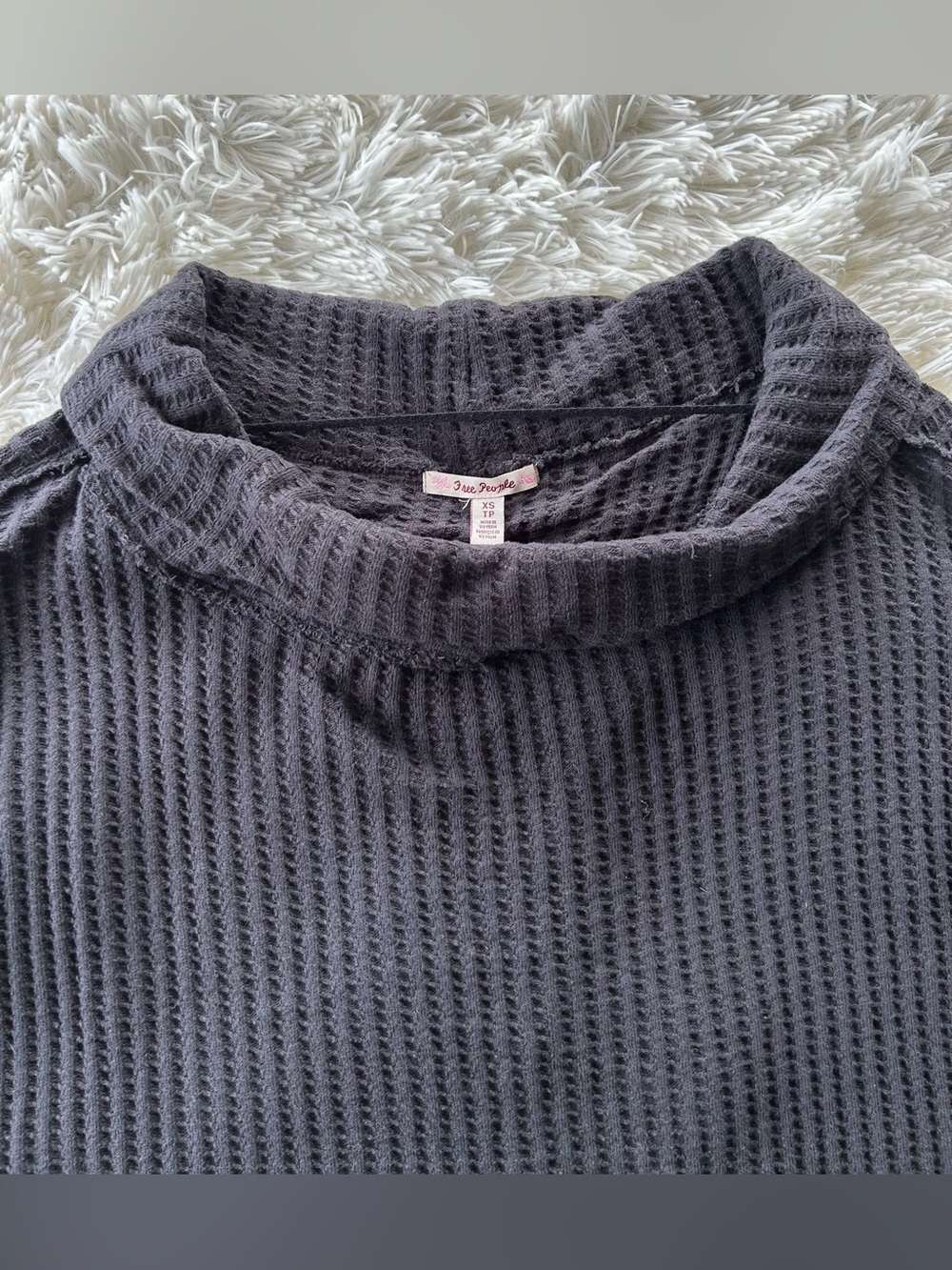 Free People | Juicy Black Cowl Neck Sweater - Picture 6 of 9